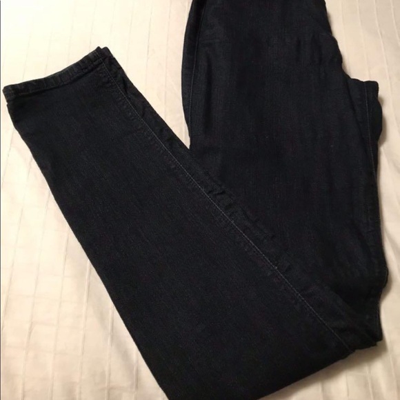 A Pea in the Pod Dark Indigo Blue Maternity Jeans Size L - Picture 2 of 5